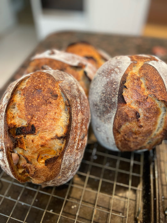 Three Cheese & Caramelised Onion Sourdough