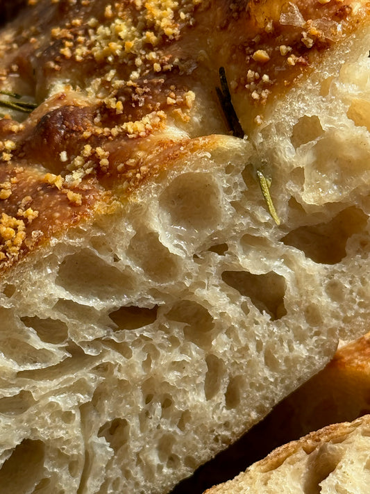 Caramelised Onion & Garlic Sourdough Focaccia