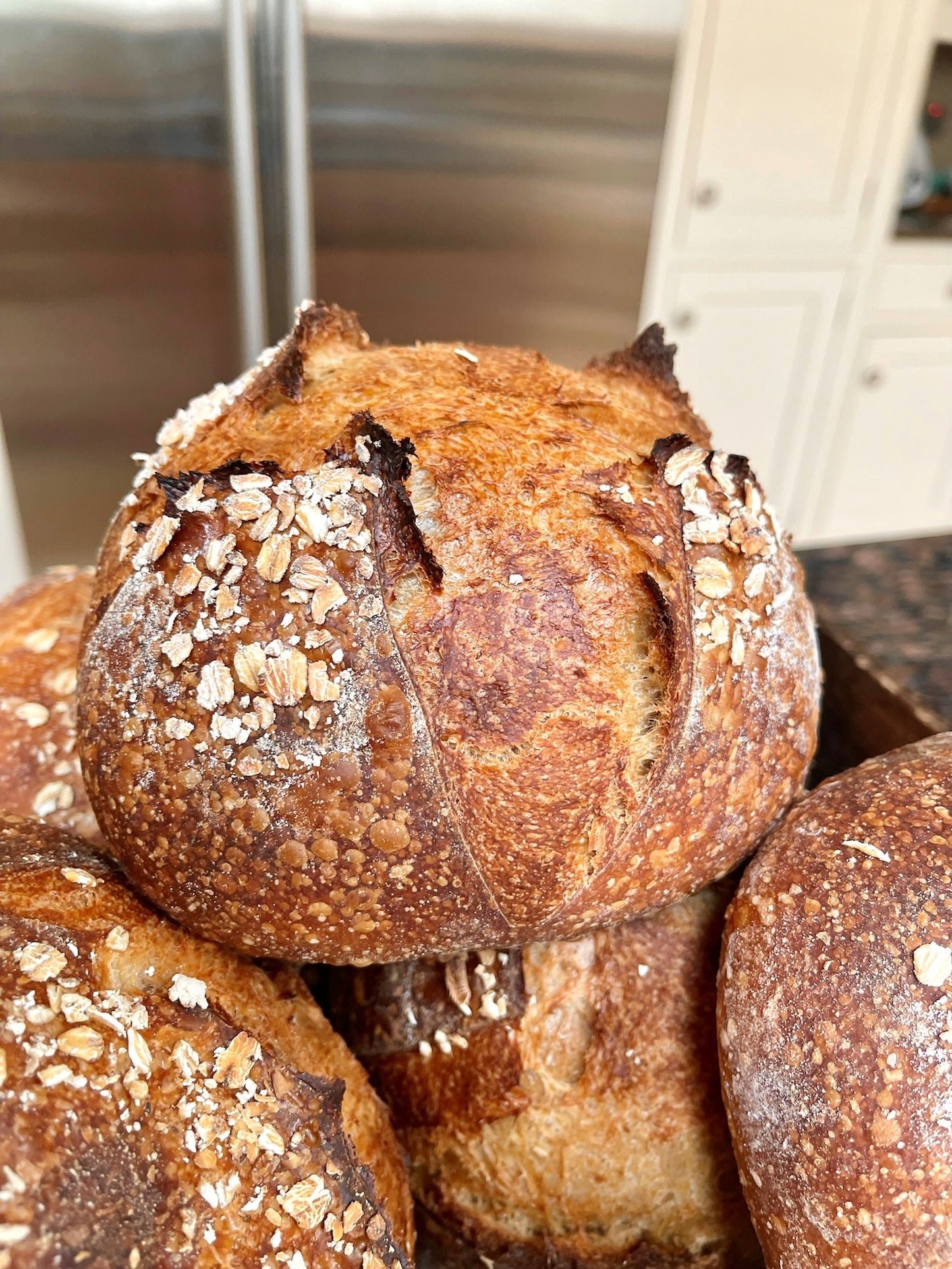 Honey, Oat & Walnut Sourdough