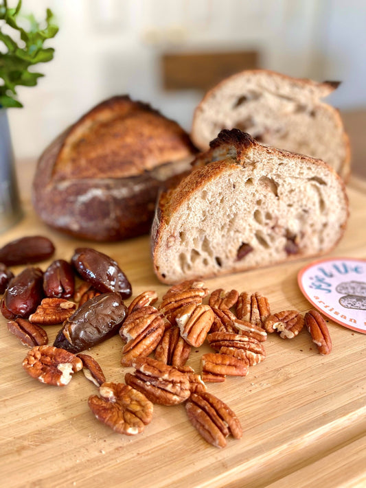 Sticky date, ginger & Pecan Sourdough