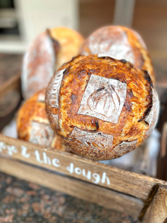 Roasted Garlic & Rosemary Sourdough